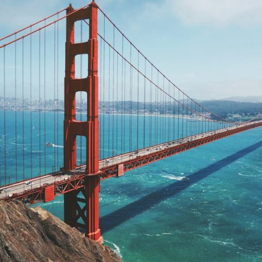 Golden Gate Bridge during daytime, illustrating California prisons seeking jammers