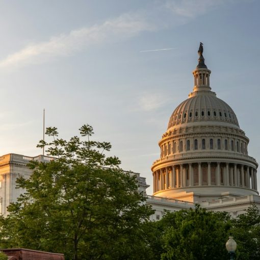 The United States Capitol building in Washington DC at golden hour, illustrating Feinstein's call to ban prison cellphones